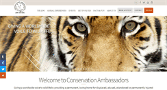 Desktop Screenshot of conservationambassadors.org